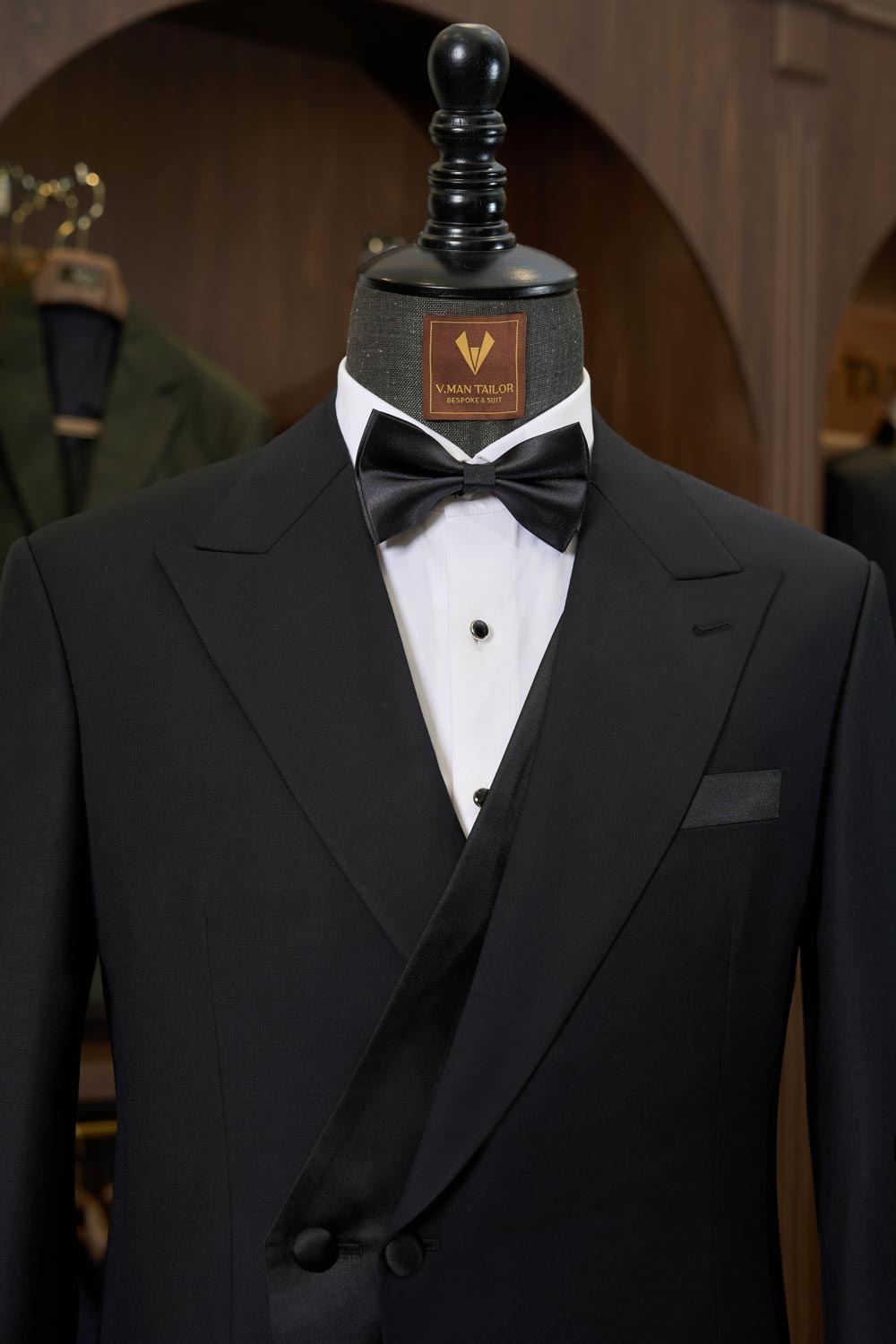 Noir Wrap 2-Piece Tuxedo