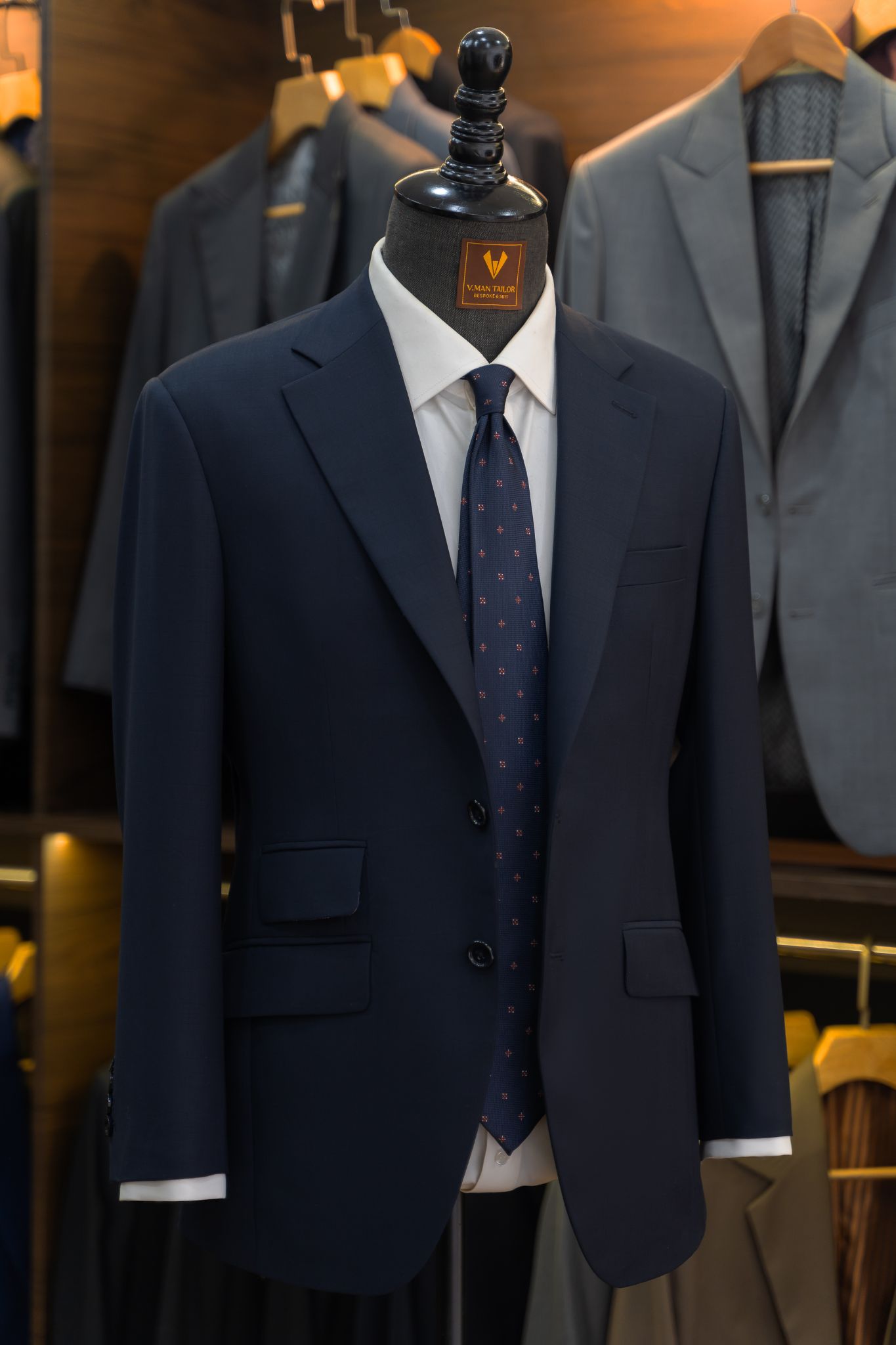 2-Piece Navy Suit